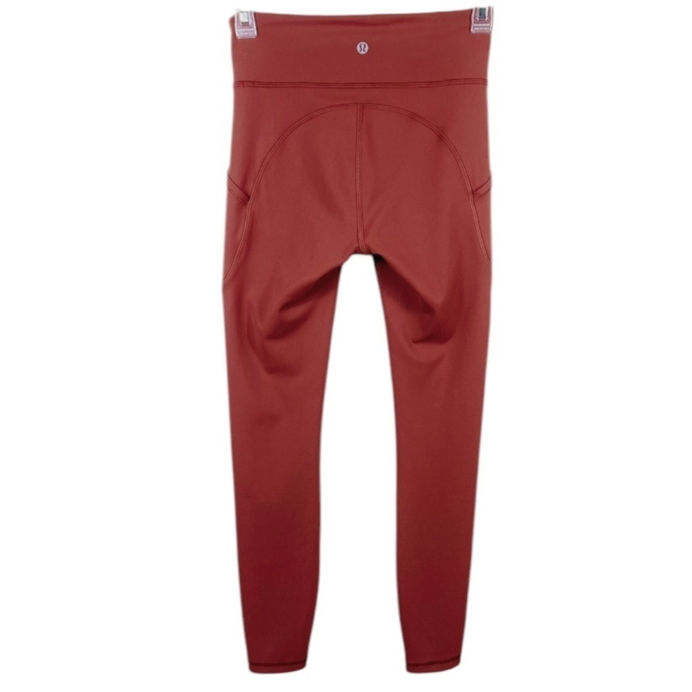 Lululemon Train High Rise Tight 25” Legging Terracotta Training Running Gym - Picture 3 of 10